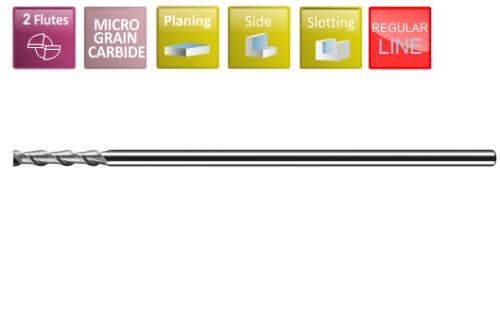 Frez 2F aluminium 3x15x100 sklep.png